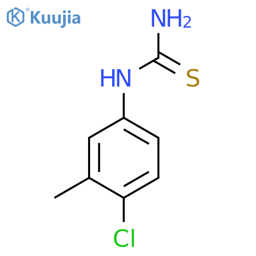 1-(4-Chloro-3-methylphenyl)thiourea structure