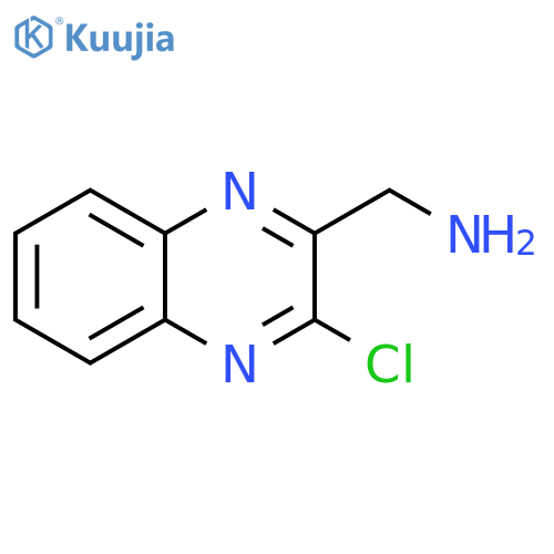2-Quinoxalinemethanamine, 3-chloro- structure