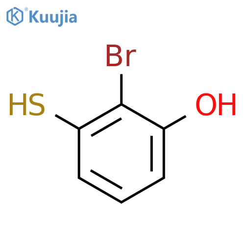 2-Bromo-3-sulfanylphenol structure