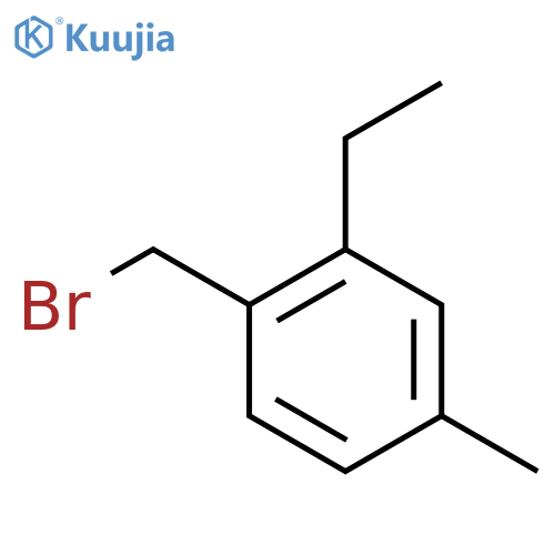 1-(Bromomethyl)-2-ethyl-4-methylbenzene structure