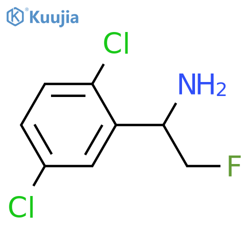 1-(2,5-DICHLOROPHENYL)-2-FLUOROETHAN-1-AMINE structure