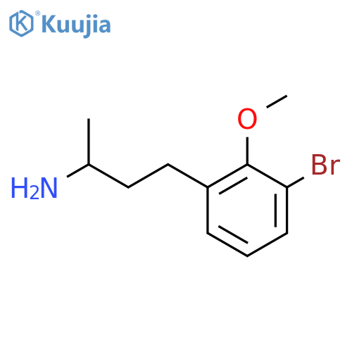 4-(3-Bromo-2-methoxyphenyl)butan-2-amine structure