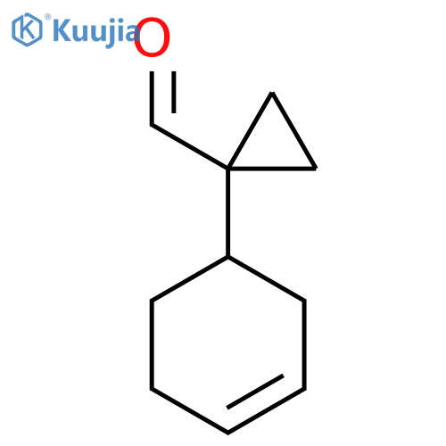 1-(Cyclohex-3-en-1-yl)cyclopropane-1-carbaldehyde structure