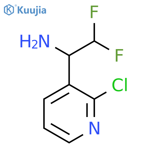 1-(2-Chloropyridin-3-yl)-2,2-difluoroethan-1-amine structure