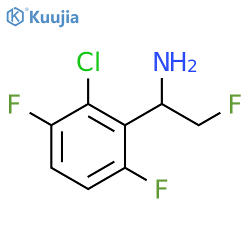 Benzenemethanamine, 2-chloro-3,6-difluoro-α-(fluoromethyl)- structure
