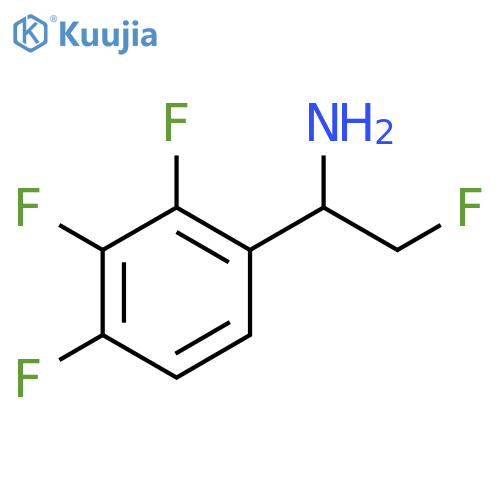 Benzenemethanamine, 2,3,4-trifluoro-α-(fluoromethyl)- structure
