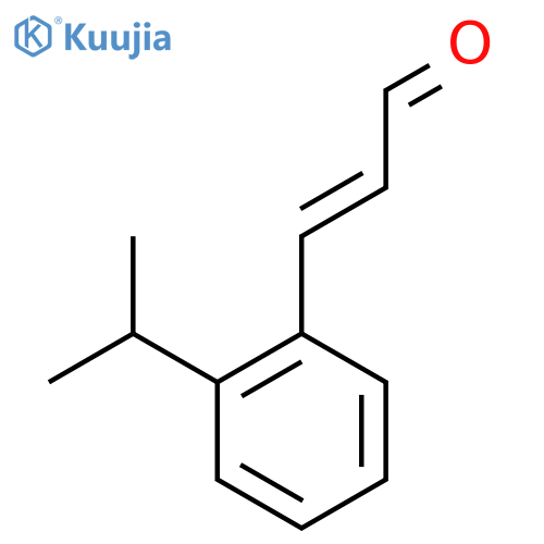 3-[2-(Propan-2-yl)phenyl]prop-2-enal structure