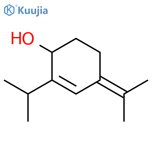 2-Cyclohexen-1-ol,2-(1-methylethyl)-4-(1-methylethylidene)- structure