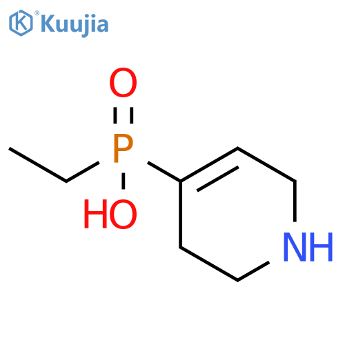 Phosphinic acid, ethyl(1,2,3,6-tetrahydro-4-pyridinyl)- (9CI) structure