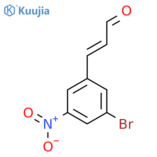 3-(3-Bromo-5-nitrophenyl)prop-2-enal structure