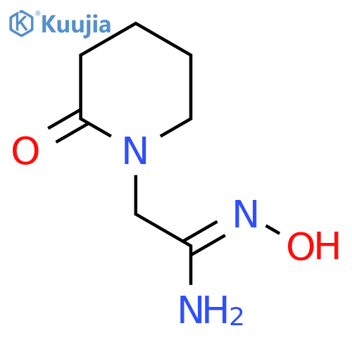 N'-Hydroxy-2-(2-oxopiperidin-1-yl)ethanimidamide structure