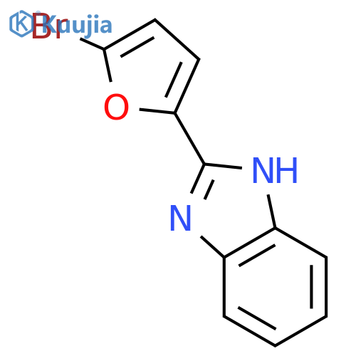 2-(5-Bromo-2-furyl)-1H-benzimidazole structure