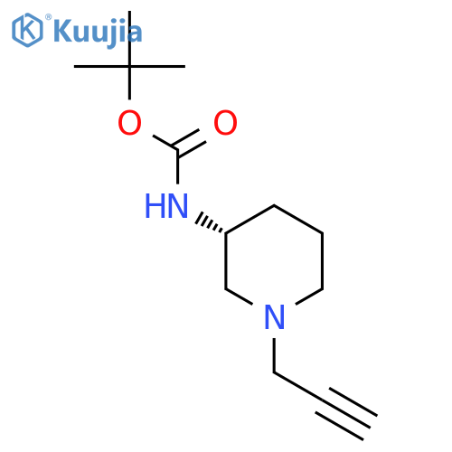 Tert-butyl N-[(3R)-1-prop-2-ynylpiperidin-3-yl]carbamate structure
