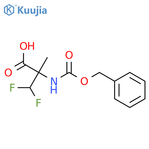 Alanine, 3,3-difluoro-2-methyl-N-[(phenylmethoxy)carbonyl]- structure