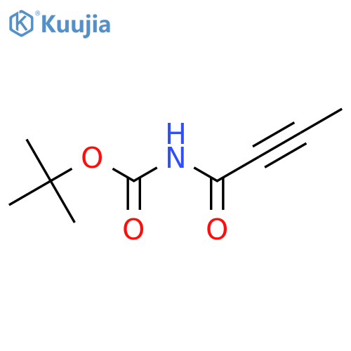 Carbamic acid,(1-oxo-2-butynyl)-, 1,1-dimethylethyl ester (9CI) structure