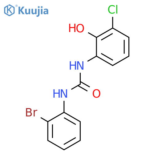 Urea, N-(2-bromophenyl)-N'-(3-chloro-2-hydroxyphenyl)- structure