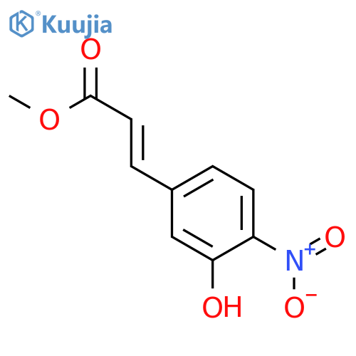 2-Propenoic acid, 3-(3-hydroxy-4-nitrophenyl)-, methyl ester, (2E)- structure
