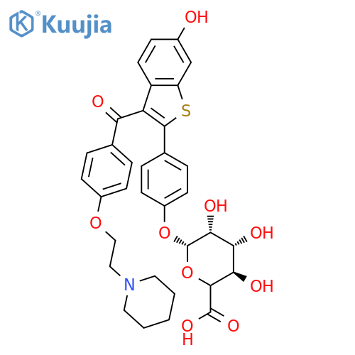 Raloxifene 4’-Glucuronide structure