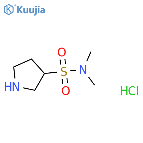 N,N-Dimethylpyrrolidine-3-sulfonamide hydrochloride structure