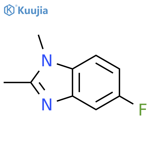1H-Benzimidazole,5-fluoro-1,2-dimethyl- structure