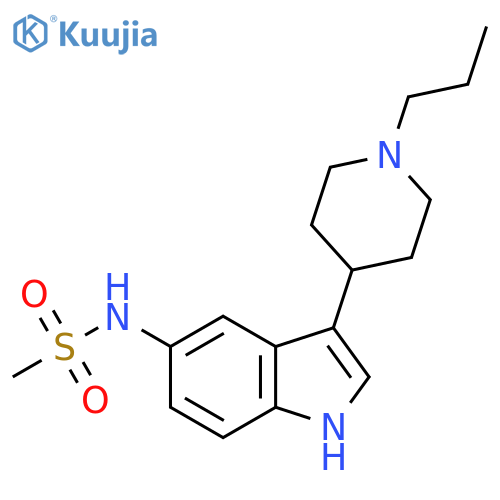 Methanesulfonamide, N-[3-(1-propyl-4-piperidinyl)-1H-indol-5-yl]- structure