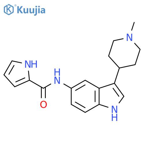 1H-Pyrrole-2-carboxamide, N-[3-(1-methyl-4-piperidinyl)-1H-indol-5-yl]- structure