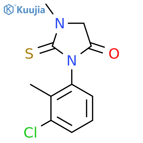 4-Imidazolidinone, 3-(3-chloro-2-methylphenyl)-1-methyl-2-thioxo- structure