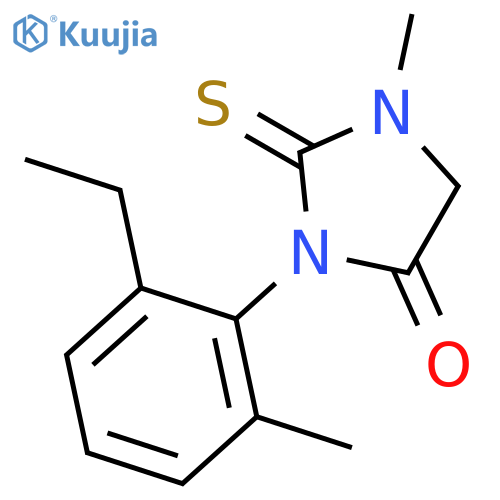 4-Imidazolidinone, 3-(2-ethyl-6-methylphenyl)-1-methyl-2-thioxo- structure
