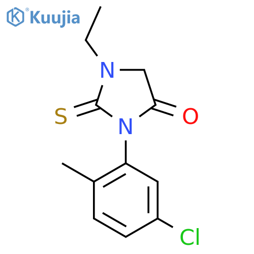 4-Imidazolidinone, 3-(5-chloro-2-methylphenyl)-1-ethyl-2-thioxo- structure