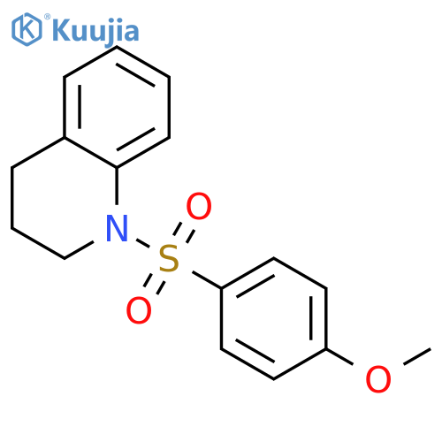 1-[(4-methoxyphenyl)sulfonyl]-1,2,3,4-tetrahydroquinoline structure