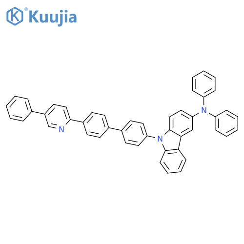 9H-Carbazol-3-amine, N,N-diphenyl-9-[4'-(5-phenyl-2-pyridinyl)[1,1'-biphenyl]-4-yl]- structure
