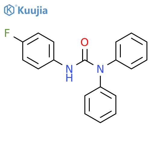 1-(4-fluorophenyl)-3,3-diphenylurea structure