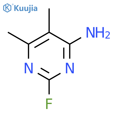 4-Pyrimidinamine,2-fluoro-5,6-dimethyl- structure