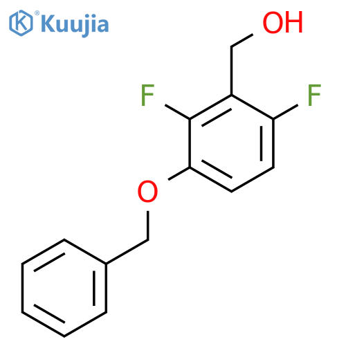 3-Benzyloxy-2,6-difluorobenzyl alcohol structure