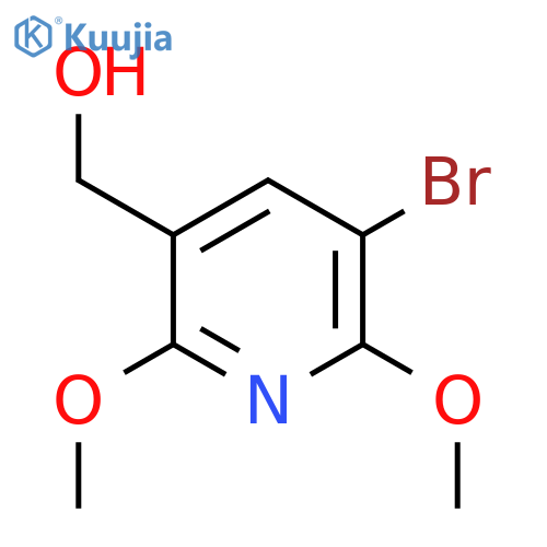 5-Bromo-2,6-dimethoxypyridine-3-methanol structure