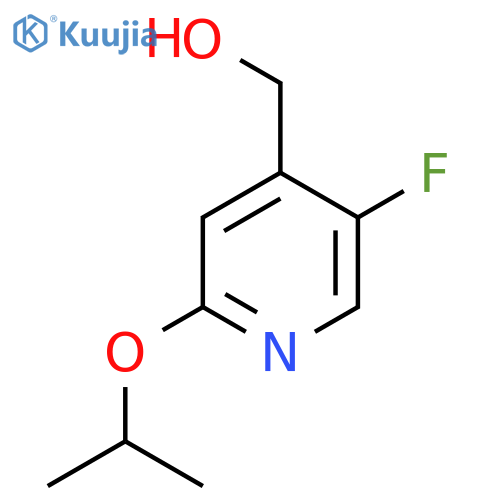 (5-Fluoro-2-isopropoxypyridin-4-yl)methanol structure