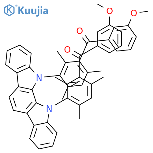 Methanone, 1,1'-[indolo[2,3-a]carbazole-11,12-diylbis(2,4,6-trimethyl-3,1-phenylene)]bis[1-(3-methoxyphenyl)- structure