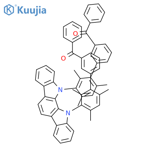 Methanone, 1,1'-[indolo[2,3-a]carbazole-11,12-diylbis(2',4',6'-trimethyl[1,1'-biphenyl]-3',3-diyl)]bis[1-phenyl- structure