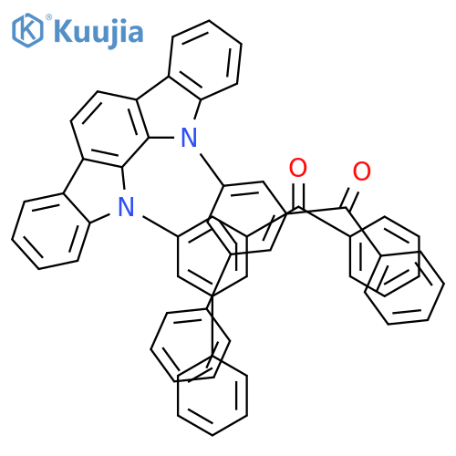 Methanone, 1,1'-[indolo[2,3-a]carbazole-11,12-diylbis([1,1'-biphenyl]-5,3-diyl)]bis[1-phenyl- structure