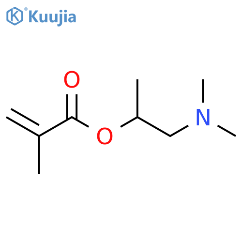 2-Propenoic acid,2-methyl-, 2-(dimethylamino)-1-methylethyl ester structure