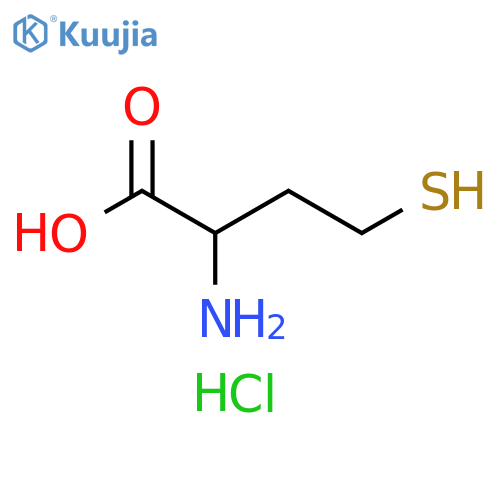 2-Amino-4-sulfanylbutanoic acid hydrochloride structure