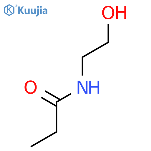 Propanamide,N-(2-hydroxyethyl)- structure