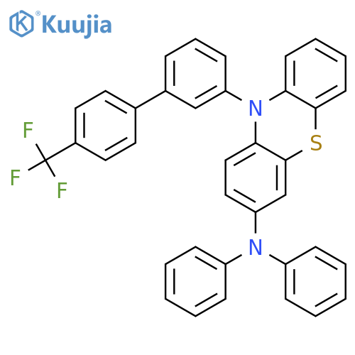 10H-Phenothiazin-3-amine, N,N-diphenyl-10-[4'-(trifluoromethyl)[1,1'-biphenyl]-3-yl]- structure