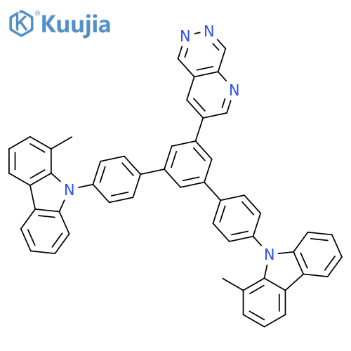 9H-Carbazole, 9,9'-(5'-pyrido[2,3-d]pyridazin-3-yl[1,1':3',1''-terphenyl]-4,4''-diyl)bis[1-methyl- structure