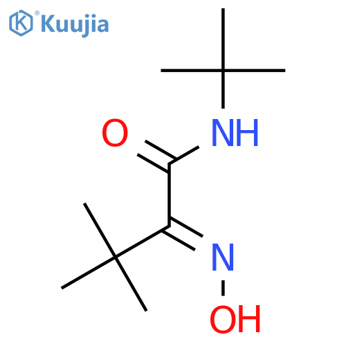 Butanamide, N-(1,1-dimethylethyl)-2-(hydroxyimino)-3,3-dimethyl-, (2Z)- structure