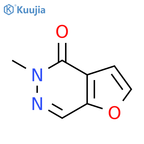 5-Methylfuro[2,3-d]pyridazin-4(5H)-one structure