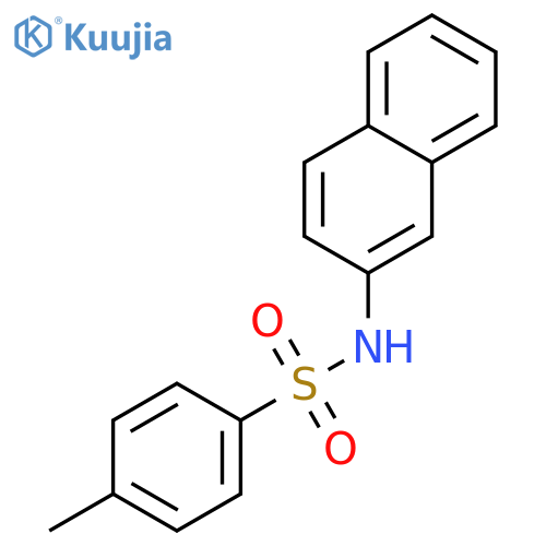 4-methyl-N-(naphthalen-2-yl)benzenesulfonamide structure