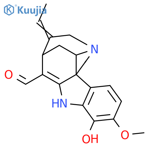 Nor-C-fluorocurarine; (-)-form, 11-Methoxy, 12-hydroxy structure