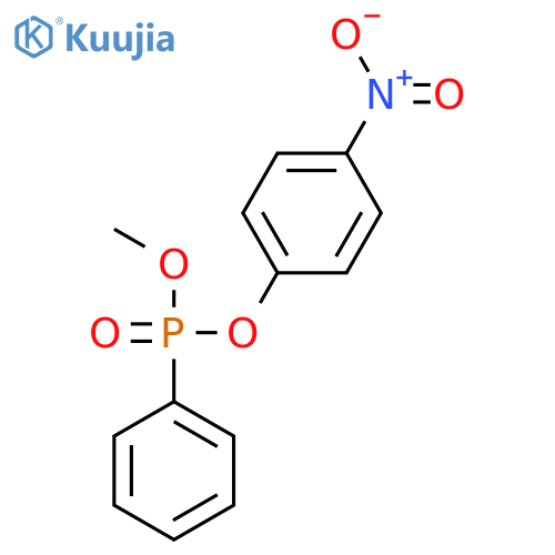 methyl 4-nitrophenyl phenylphosphonate structure