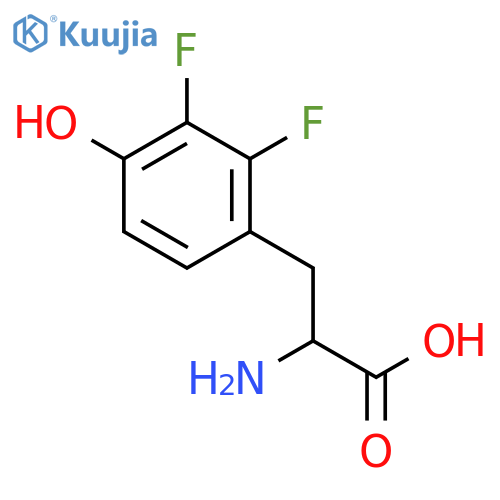 2,3-difluoro-l-tyrosine structure